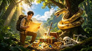 Village youth discovers treasure map: gold, swords, giant snakes, and a beautiful CEO.#excitingdr...