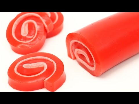 JELLO Gelatin Pinwheels Fruity Roll Ups by Cakes StepbyStep