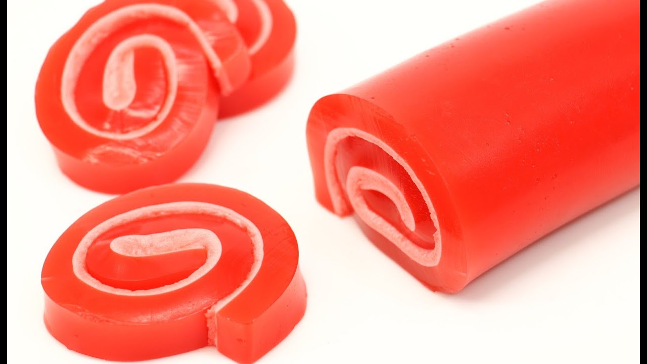 JELLO Gelatin Pinwheels Fruity Roll Ups by CakesStepbyStep YouTube