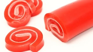 JELLO Gelatin Pinwheels Fruity Roll Ups by Cakes StepbyStep
