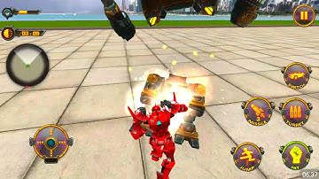 Robot Car War Transform Fight  - Best Android Gameplay HD #3