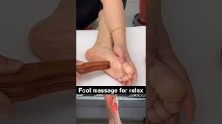 Foot guasha massage tutorial #footmassage #guash