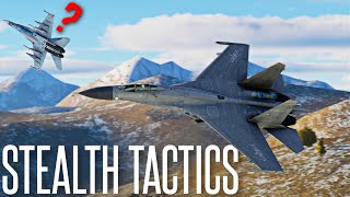 TRICKING FLIGHT SIM PLAYERS WITH STEALTH!  DCS World J11 PVP