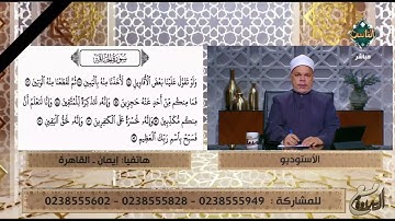 متصلة تتعلم تلاوة القرآن من الشيخ تميم المراغي على الهواء