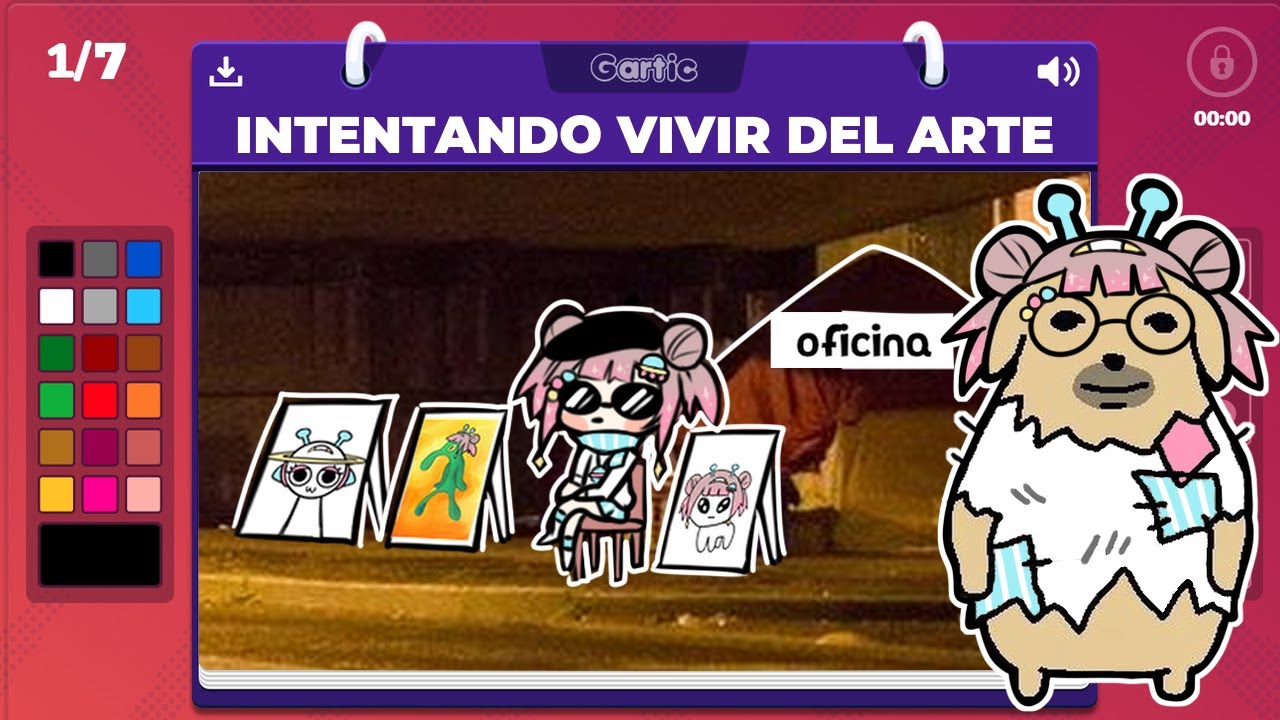 Revelé los TRABAJOS SECRETOS de mis amigos en GARTIC PHONE