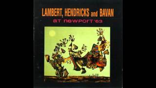 Dave lambert, jon hendricks and yolande bavan (who had replaced annie
ross in 1962) recorded three albums during their two years together.
this lp has the se...