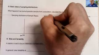 AP Stat Notes 7.1 - Sampling Distribution Basics