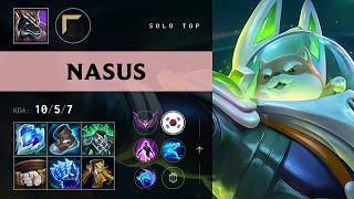 Nasus Top vs Jax - KR Master Patch 26.19