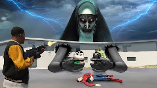 (PART -  2)  Franklin & Avengers are Hunted By a Cursed Witch in GTA 5