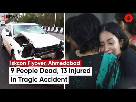 Ahmedabad Road Accident: 9 Dead, 13 Injured After Multiple Cars Crash On Ahmedabad’s Iskcon Flyover
