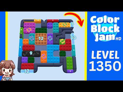 Color Block Jam Level 1350 walkthrough video preview