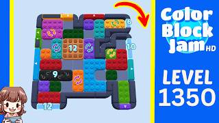 Color Block Jam Level 1350 Solution Walkthrough
