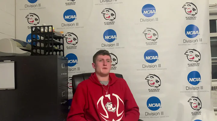 Bryson Kirby post-game vs. IW.  Blackburn advances...