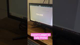 How to Export Ledgers in other Company #rightcomputercampus #tallyprime