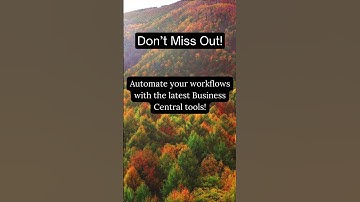 Automate your workflows! 🚀 #trending #businesscentral #businesscentraltutorial #technews #technology