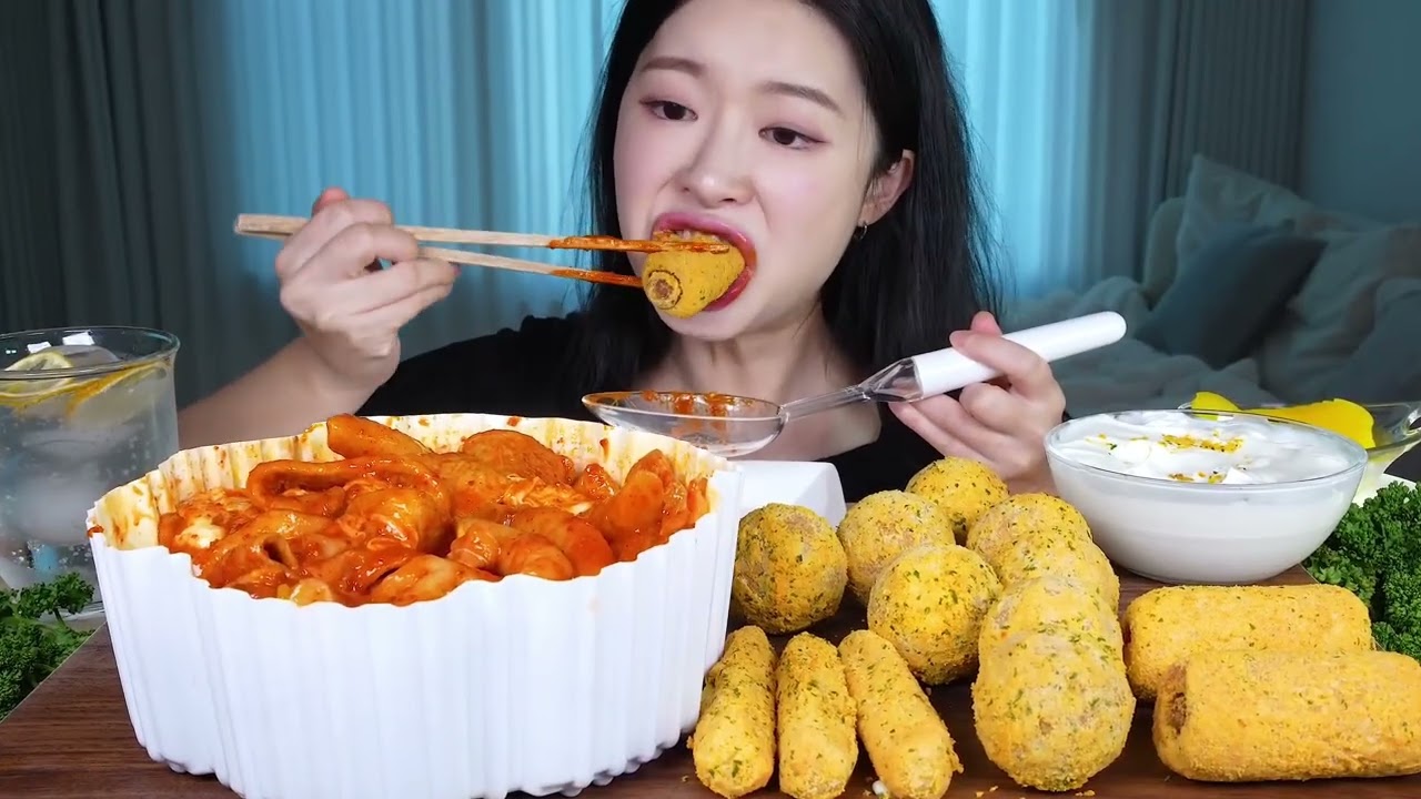 🔥 Spicy Red Tteokguk Yupdduk  Bburinkle Sides Cheese Balls, Hot Dog,  | Spicy Tteokbokki _ Bburinkle