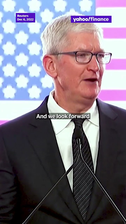 Apple CEO Tim Cook on Taiwan Semiconductor Manufacturing Company’s $40 billion investment in Arizona
