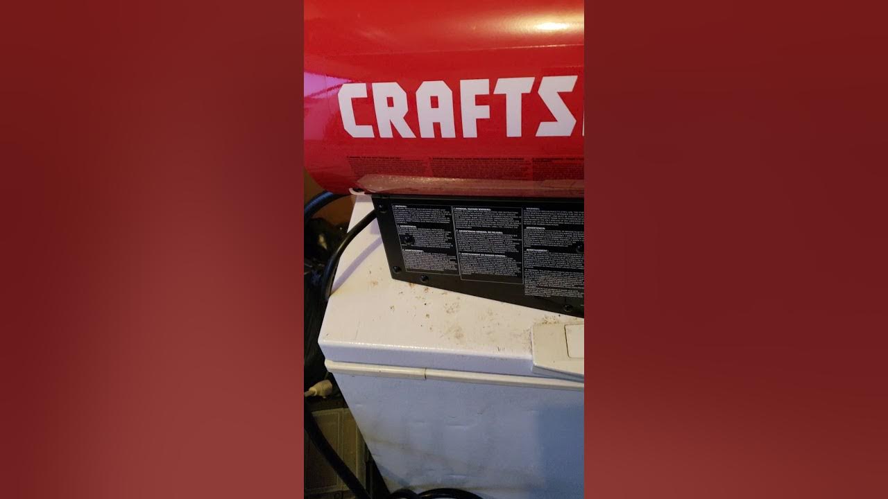 Craftsman 60000 BTU propane heater review YouTube