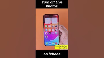 How to permanently turn off Live Photos on iPhone #tech #iphone