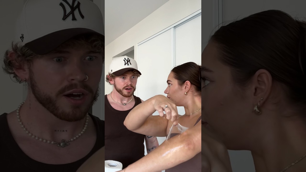 Shedding my skin in front of my fiancé… PART 2 😂 