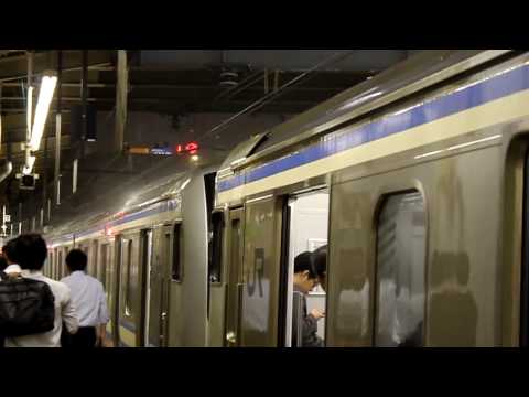 【JR東日本】E217系更新車JR総武本線(成田線)千葉駅発車(落水)