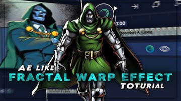 Ae like fractal warp effect tutorial on alight motion (+preset) 