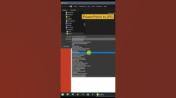 PowerPoint to JPG / Convert Ppt to Image