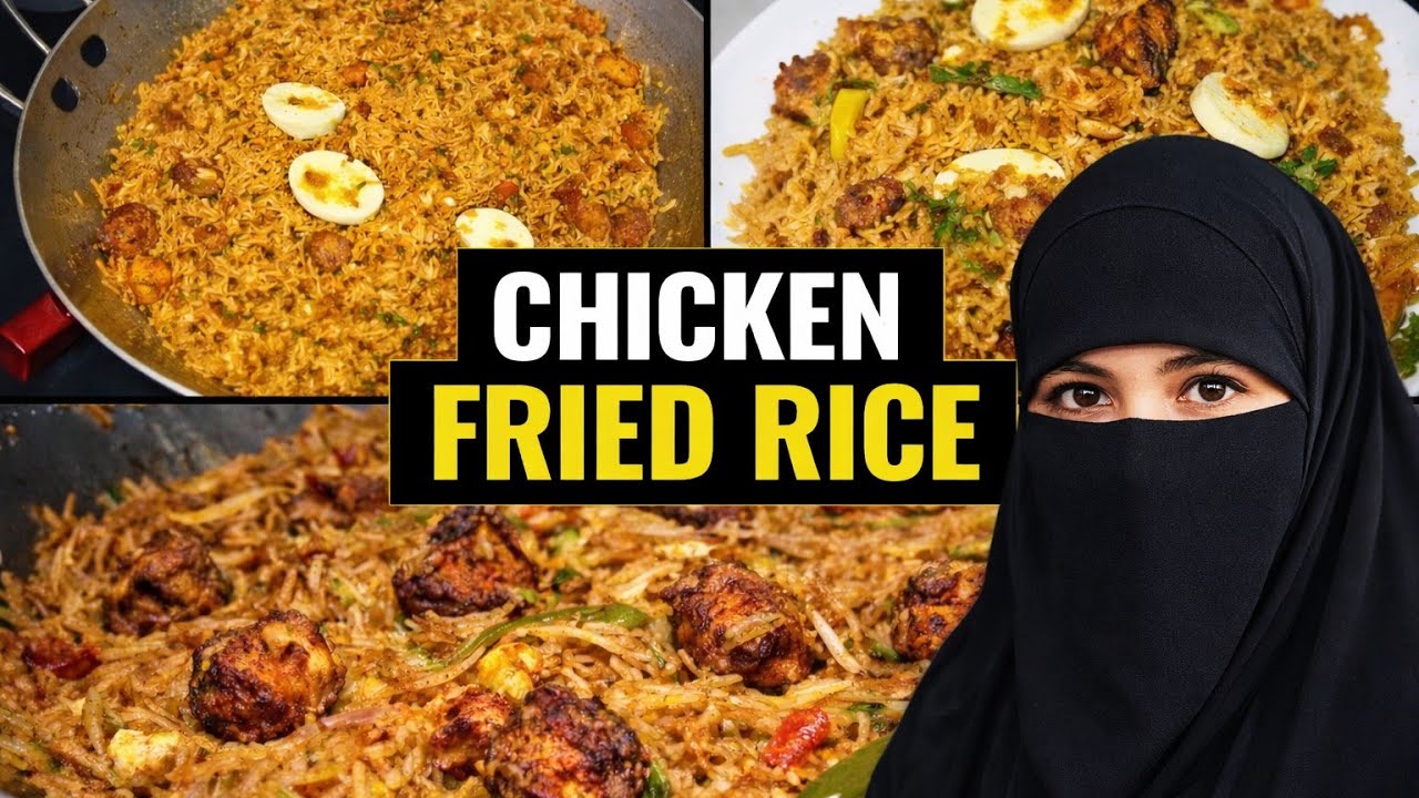 Street Style Chicken Fried Rice Recipe 😍 | Easy & Tasty | Restaurant Taste |