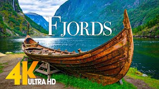 The Fjords 4K Nature Relaxation Film - Calming Piano Music - Amazing Nature