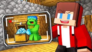 JJ Use Cameras To Troll Mikey in Minecraft (Maizen)