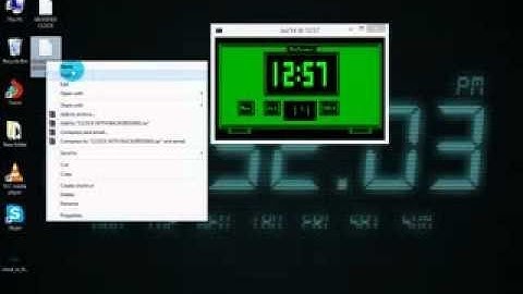 how to make clock using notepad