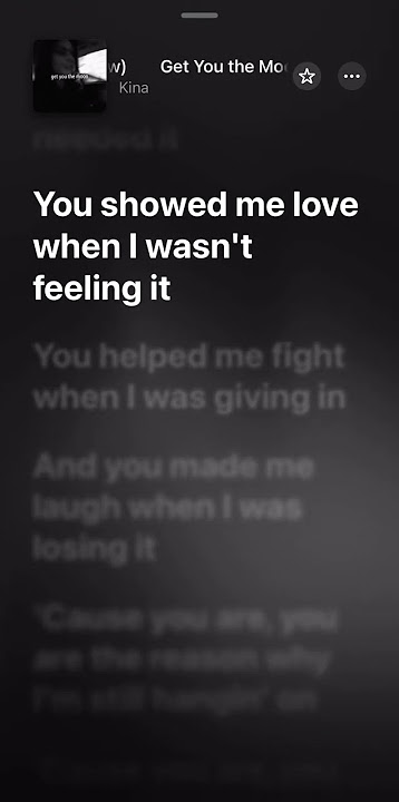 Kina - Get You The Moon #lyrics #shorts