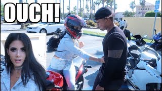 Hot Girl rider throws hands on me|  SnewJ