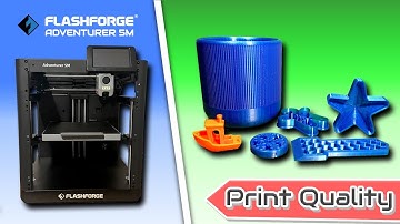 Flashforge Adventurer 5M Print Quality! (Printing Everything Pre-Loaded!)