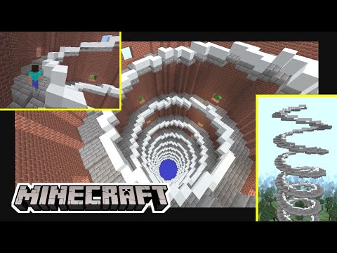 Minecraft らせん階段の塔の作り方 Makecode自動建築 Youtube