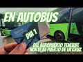 Como ir en autobus del aeropuerto Tenerife norte al Puerto de la Cruz