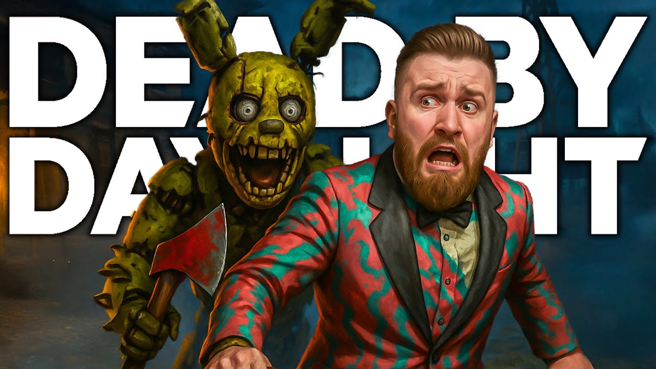 Survivor POV vs *Springtrap*  w Dead By Daylight ( FNAF ) -  NOWY KILLER