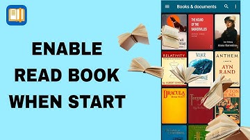 How To Enable And Turn On Read Book When Start On ReadEra App