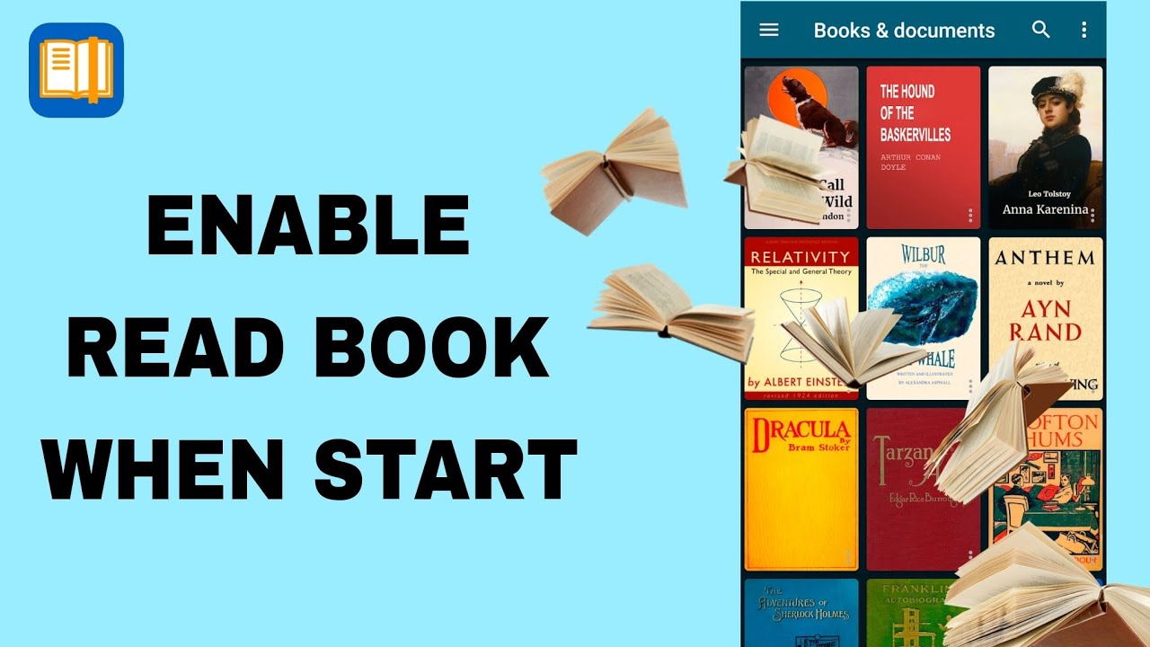 How To Enable And Turn On Read Book When Start On ReadEra App
