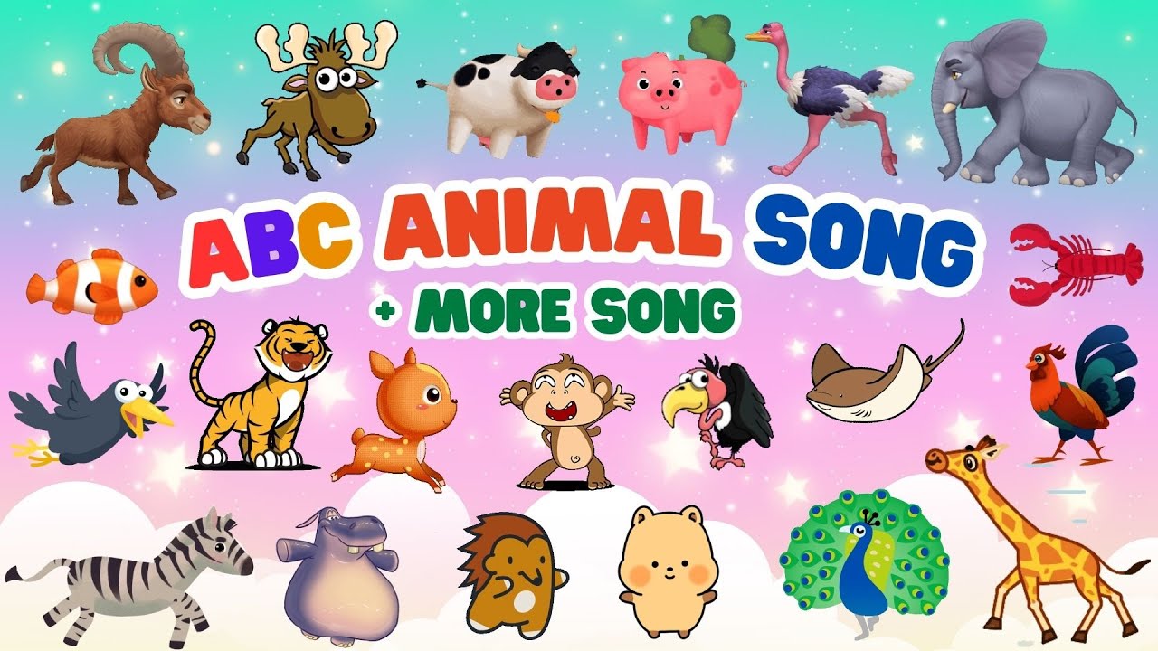 ABC Animals Song + Alphabet Animals + More Song | Learn ABC With ...