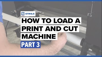 How to Load Material into a Print and Cut Machine | Roland® TrueVIS™ SG2-300 Part 3