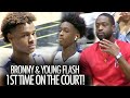 Bronny James & Zaire Wade Paired Up Like THEIR DADS Dwayne Wade and LeBron James!