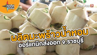 ผลิตมะพร้าวน้ำหอมออร์แกนิกส่งออก จ.ราชบุรี | อาชีพทั่วไทย