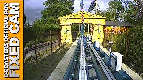 Anubis The Ride Plopsaland de Panne - Roller Coaster POV On Ride Gerstlauer (Theme Park Belgium)
