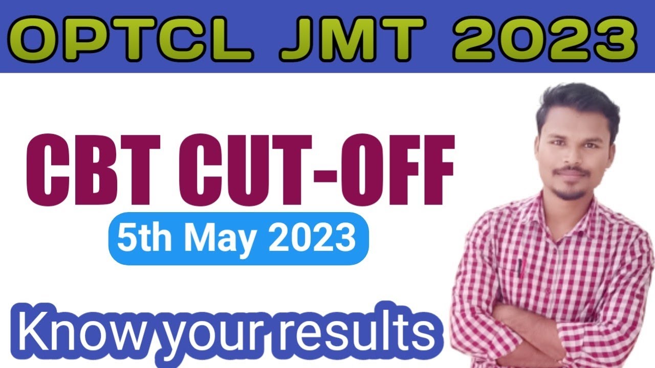 OPTCL JUNIOR MANAGEMENT TRAINEE(JMT) 2023 || CBT CUT-OFF RELEASED || OPTCL JMT CUT-OFF 2023