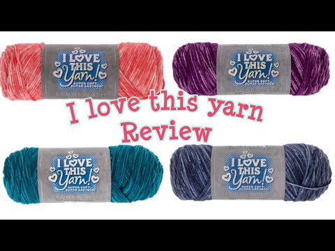 Hobby Lobby's I Love This Yarn Review - Amanda Crochets