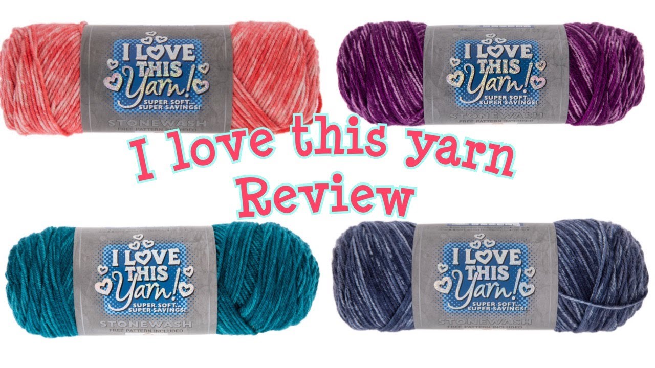 Knitted Beanies using I love This Yarn Print from Hobby Lobby 