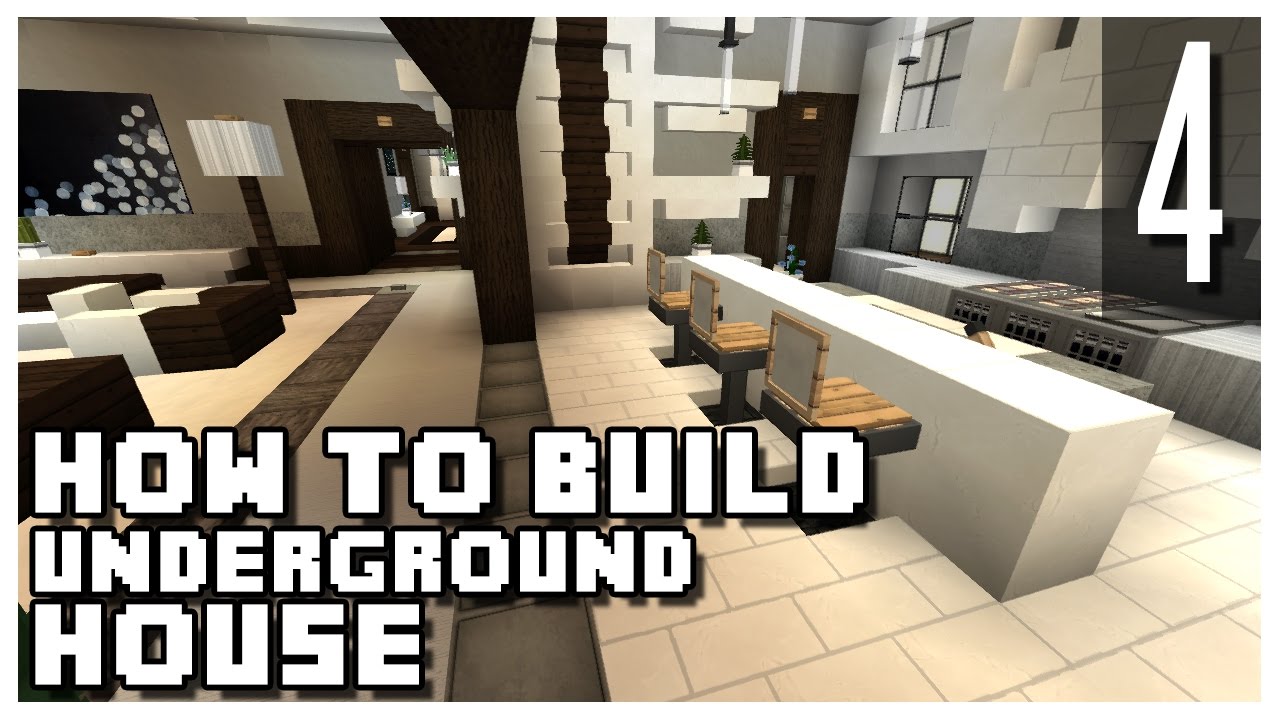 How to Build an Underground House in Minecraft Part 4 