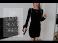 DIY : Как сшить простое чёрное платье? | How to sew simple black dress?