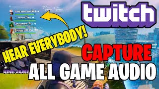 TWITCH, XBOX, PS4 & Switch Streaming with IN GAME and PARTY Audio enabled.  Capture everything!